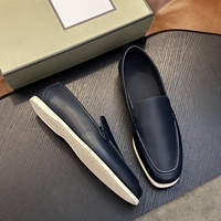 Mocassins de luxe en cuir véritable pour hommes, style Old Money, chaussures décontractées à enfiler