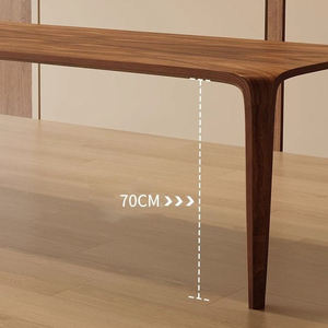 Ensemble <span class=keywords><strong>de</strong></span> table à manger carrée moderne en bois massif <span class=keywords><strong>de</strong></span> chêne pour appartement, hôtel et villa, mobilier écologique pour la maison - Product Image 4