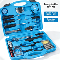 Juego de Herramientas Manuales para Electricista, 39 Piezas, Portátil y Duradero, Kit de Reparación Multifunción para Telecomunicaciones, Mantenimiento de Circuitos Domésticos y Bricolaje
