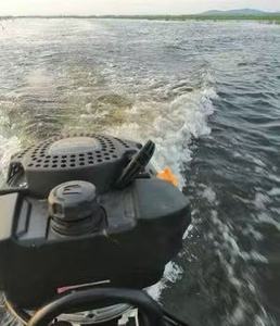 Moteur hors-bord 15HP 4 temps nouvelle condition refroidissement par air démarrage manuel avec réservoir externe à essence - Product Image 5