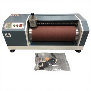 DIN-slijtageproefmachine voor rubberen banden, schoenzolen en siliconenmaterialen met rollende cilinder testapparatuur - Product Image 1
