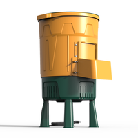 Machine à hacher les légumes en plastique avec pieds, machine à préparer l'alimentation pour le bétail, la volaille et les animaux