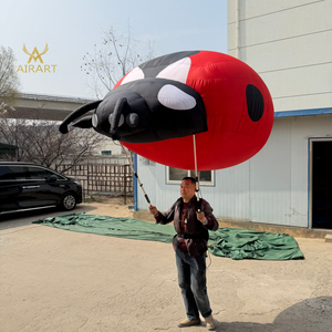 Marioneta Inflable con Forma <span class=keywords><strong>de</strong></span> Insecto Mariquita Realista para Jardín Botánico, Parque, Exposición Comercial, Desfile, Evento - Product Image 2