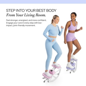 Mini stepper en acier pour entraînement des jambes, fessiers et gaines abdominales à domicile, <span class=keywords><strong>cardio</strong></span> à faible impact, sans assemblage, convivial pour les débutants - Product Image 2
