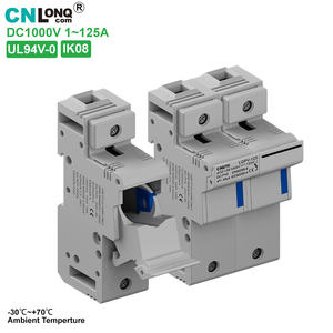 Base <span class=keywords><strong>de</strong></span> Portafusibles <span class=keywords><strong>de</strong></span> CC Solar CNLonQ con Certificación TUV CE, LQPV-125 DC1000V 125A, Compatible con <span class=keywords><strong>Fusibles</strong></span> <span class=keywords><strong>de</strong></span> 22x58 para <span class=keywords><strong>Caja</strong></span> Combinadora <span class=keywords><strong>de</strong></span> Energía Fotovoltaica DIN - Product Image 1