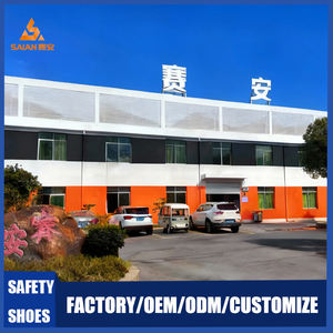 Hafif uçan dokuma çelik ayak anti-statik güvenlik ayakkabıları nefes düşük kesim iş çizmeleri fabrika Unisex - Product Image 5