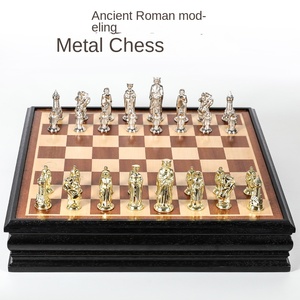 Deluxe Kích Thước Lớn Kim Loại & Nhựa Tùy Chỉnh Mỹ Cờ Hiển Thị Kim Loại Nặng Của Trẻ Em Cờ Vua Trò Chơi Thiết Lập - Product Image 4
