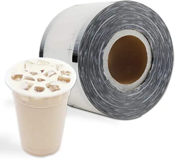 Cup aferidor filme 2500 Pcs claro PP Material chá selagem filme para 90-105mm diâmetro copos