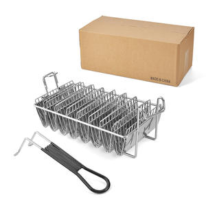 Columpio de acero inoxidable en forma de U, soporte en forma de V para panqueques, rollo de harina de maíz, moldes de Taco frito azul, herramientas de soporte para pasteles - Product Image 6