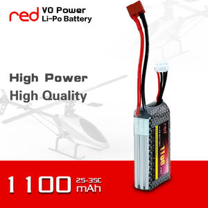 Pabrik kualitas tinggi Power UAV pesawat FPV 25c 14.8v 1100mah 3S 4S T/XT60/XT90/AS150/JST/TRX Custom Plug Drone Rc baterai Lipo - Product Image 2