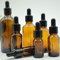 Flacon compte-gouttes vide de luxe 100 ml, prix compétitif, flacon compte-gouttes 15 ml pour huiles essentielles, sérum, emballage cosmétique avec bouchons noirs