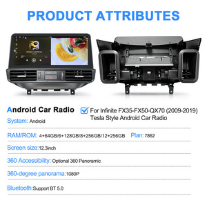 Navihua New Design <b>Android</b> <b>Car</b> Radio Player GPS Navigation Multimedia Carplay Stereo DSP for Infiniti FX35 FX50 QX70 2009-2019 - Product Image 2