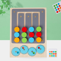 Équipement en bois personnalisé pour enfants Classification des couleurs Marche labyrinthe Mobile Jeu d'échecs Éducatif Pensée Logique Jouets pour enfants