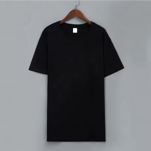 Camiseta de Verano Personalizada de 220 g/m², Cuello Alto, Manga Corta, Corte Regular, Transpirable, para Hombre, 100% Algodón, Tejido de Punto - Product Image 1