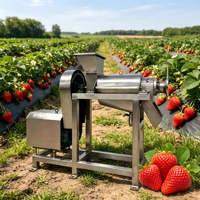 Kokosmelk-extractiemachine, kersenpers, spiraalvormige fruitsapcentrifuge