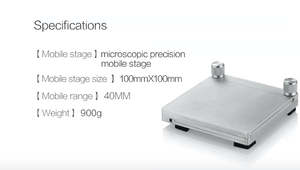 Z006 X-Y glissière Table de glissement axe voyage étape coulissante pour <span class=keywords><strong>Microscope</strong></span> numérique stéréo Macro Micro examen d'inspection - Product Image 6