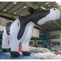 Ferme publicité dessin animé gonflable vache ballon jouet gonflable animal grandeur nature grande grande vache à lait gonflable