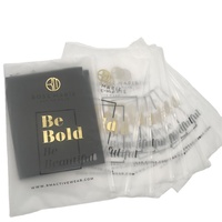 Sac à fermeture éclair en PVC pour le rangement et l'emballage des extensions de cheveux, sac transparent mat de haute qualité, fermeture éclair, vente chaude