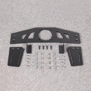 Kit de Simulación de Carreras para Juegos de Carreras, Estructura de Aluminio Anodizado Negro Resistente 40160, Compatible con Volantes Moza y Fanatec - Product Image 3