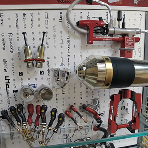 Consumibles de Plasma CNC FY, Boquilla de Corte de Plasma Plateada, <span class=keywords><strong>Electrodo</strong></span> con Certificación CE ISO, 1 Año de Garantía, Antorcha de Corte de Plasma FY-XF300 - Product Image 1