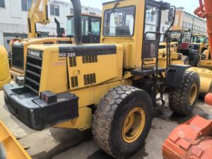 Mesin pemuat Komatsu bekas Wa320 roda Hydraulic Ulis pemuat depan barang baru kualitas tinggi WA380 Mini 4ton - Product Image 6