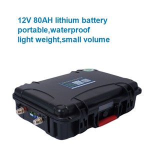 แบตเตอรี่ลิเธียมไอออนแบบพกพา 12v 80ah ชาร์จได้ ขายดี - Product Image 5