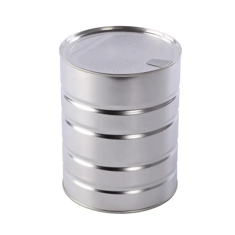 カスタマイズされた印刷簡単なオープンエンドブリキ空の食品金属缶蓋付き粉ミルク缶