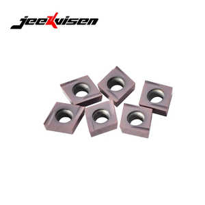 Jeekvisen High <b>Precision</b> CNC PCD Diamond Cemented Carbide Cutting Inserts CCGT060202/CCGT060204 CCGT060204R-U - Product Image 1