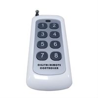 DC 12V 1-8 לחצנים 315/433MHz אוניברסלי ארוך מרחק אלקטרוניקה דלת/שער/רכב פותחן RF אלחוטי שלט רחוק