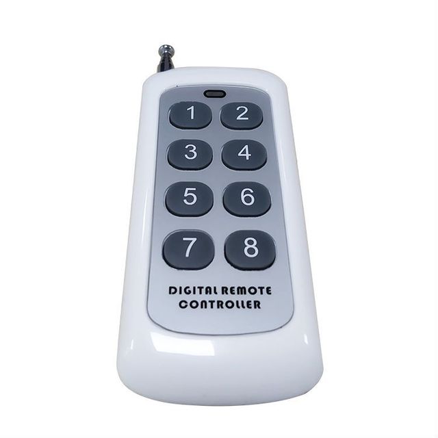 DC 12V 1-8 Buttons 315/433MHz Universal Long Distance Electronics Door/Gate/Car Opener RF Wireless Remote Control