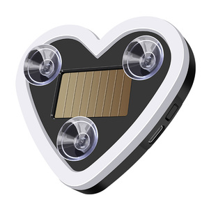 Luz LED <span class=keywords><strong>Interior</strong></span> para Auto, <span class=keywords><strong>Solar</strong></span>, Color Rosa, con Forma de Corazón Rojo, Romántica, para Decoración de Automóviles - Product Image 6