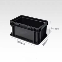 Caisse de rangement industrielle multifonctionnelle en plastique pour camping, avec couvercle en acrylique couleur personnalisée, empilable, pour le rangement domestique et boîte cadeau
