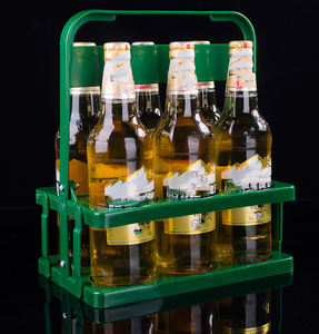 Canasta Plegable para Botellas de Vino con Logotipo Personalizado IStapromo, Material PP, Capacidad para 6 Botellas, Canasta Plegable para Cerveza - Product Image 1