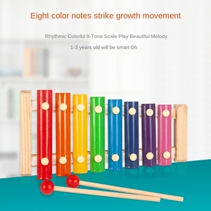 Juguetes Educativos de Madera para la Primera Infancia: Set de Piano con Cuentas Giratorias, Reloj, Torre Arcoíris y Gusano Retorcido para Bebés y Niños Pequeños - Product Image 3