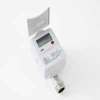 Medidor de Agua Ultrasónico de Acero Inoxidable DN15 de Alta Precisión, Medidor de Flujo Digital Electrónico de Bajo Flujo Inicial para Uso Residencial