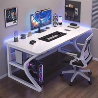 Bureau d'étude et de travail en acier et bois de haute qualité, fabriqué à la main, simple et économique, idéal pour le gaming et l'e-sport – Vente en gros usine