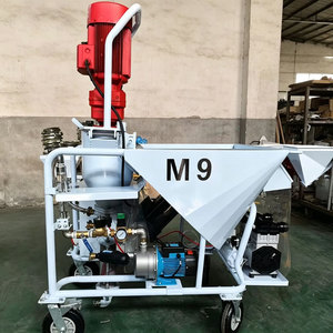 Máquina de Pulverización de Yeso de Alta Presión, Máquina de Enlucido Eléctrica Portátil para Paredes, para <span class=keywords><strong>Mortero</strong></span> Seco y Revestimiento de Materiales Ignífugos - Product Image 1