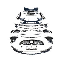 Kit carrosserie SPM d'occasion, pare-chocs avant et arrière, jupe latérale, diffuseur, pour Mercedes-Benz Classe C W206 style C63, 2012-2022, à visser