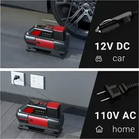 Compresseurs d'air portables, gonfleur de pneus de voiture, démarreur de voiture avec compresseur d'air, pompe à pneus