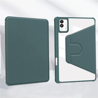 Nouvelle coque de protection antichoc pour tablette Tecno MegaPad 11 pouces avec fonction de veille/réveil automatique rotative et protection airbag
