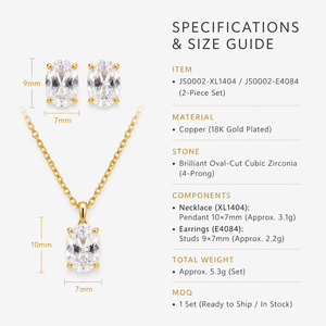 Ensemble de colliers géométriques ovales pour femmes, design simple, accessoires à porter au quotidien - Product Image 5