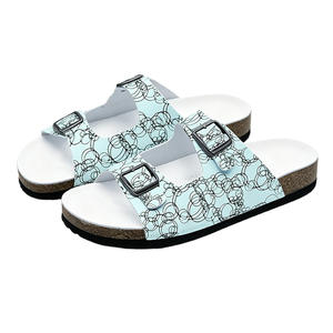 POD Custom Indoor Outdoor Slippers Open‑toe slide sandals - Product Image 5