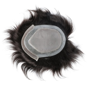 Mono and NPU Base <b>Toupee</b> for Men Hair System - Product Image 4
