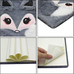 Cuaderno <span class=keywords><strong>de</strong></span> animales lindo Diario <span class=keywords><strong>de</strong></span> felpa para niños Adecuado para niñas y <span class=keywords><strong>adolescentes</strong></span> Diario <span class=keywords><strong>de</strong></span> felpa A5 - Product Image 5