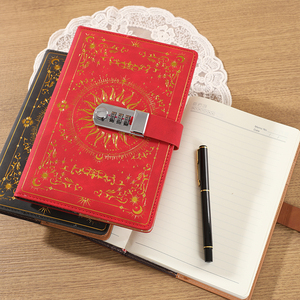 <span class=keywords><strong>Quaderno</strong></span> Vintage In Ecopelle Con Lucchetto A5 Diario Decorativo Con Chiusura <span class=keywords><strong>A</strong></span> Combinazione Regalo Ufficio Scrittura - Product Image 3