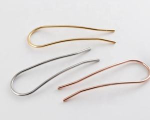 دبابيس شعر معدنية ذهبية وردية وفضية بمشبكين على شكل حرف U لتصفيف الشعر وعمل تسريحات عالية - Product Image 5