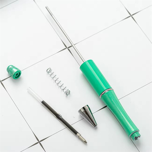 Stylo créatif promotionnel à perles, stylo DIY scolaire, stylo à bille en plastique à perles, stylo promotionnel DIY - Product Image 4