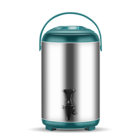 Baril isotherme en acier inoxydable Baiwin 8L 10L 12L avec robinet, distributeur de boissons, seau à boisson, équipement à thé
