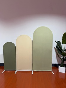 Housse de fond de scène en tissu Spandex vert sauge pour arche, idéale pour la décoration de mariages et d'anniversaires - Product Image 6