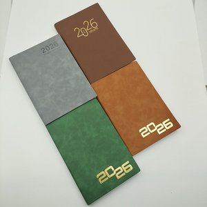 Agenda Personalizada 2026 A5, Cuaderno de Negocios de Cuero, Planificador con Cubierta Suave de PU y Marcador de Cinta - Product Image 3